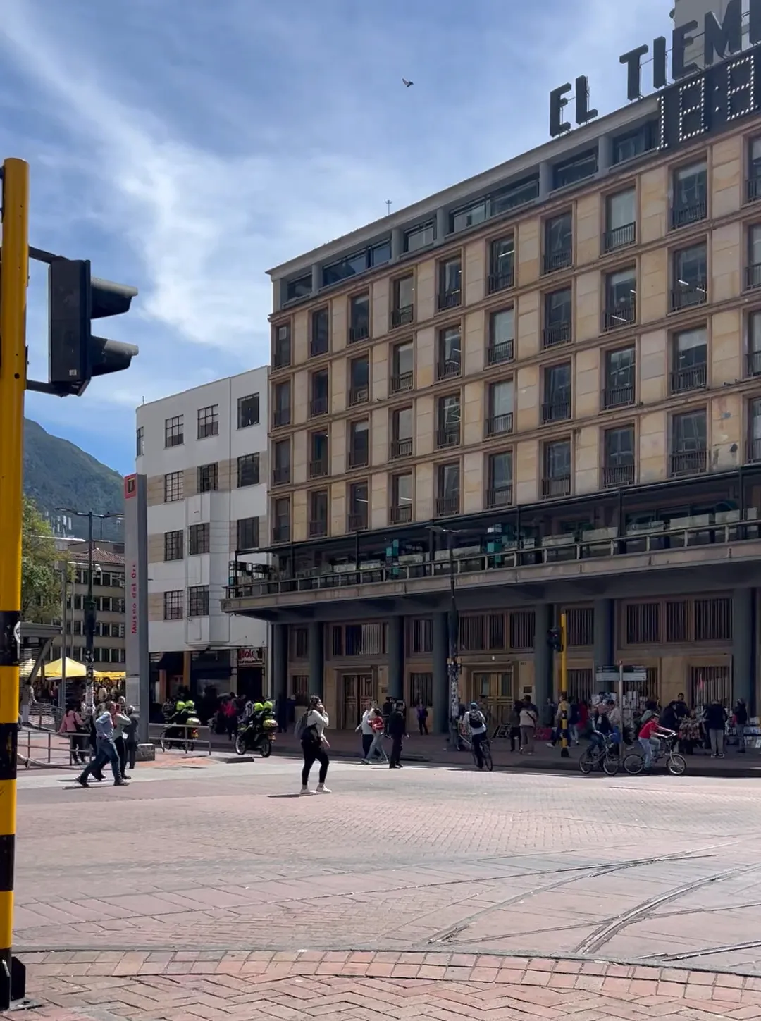 Carrera séptima en Bogotá