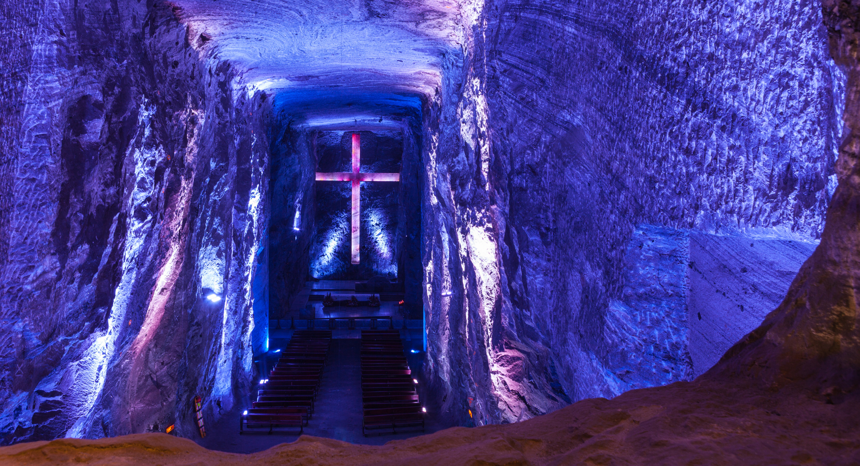 Imagen dentro de la Mina de Sal de Zipaquirá