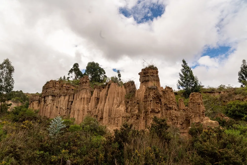 Vista de las rocas del Desierto de la Tatacoita