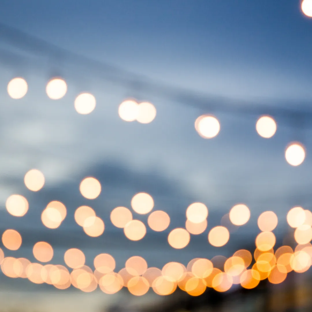 luces de un festival