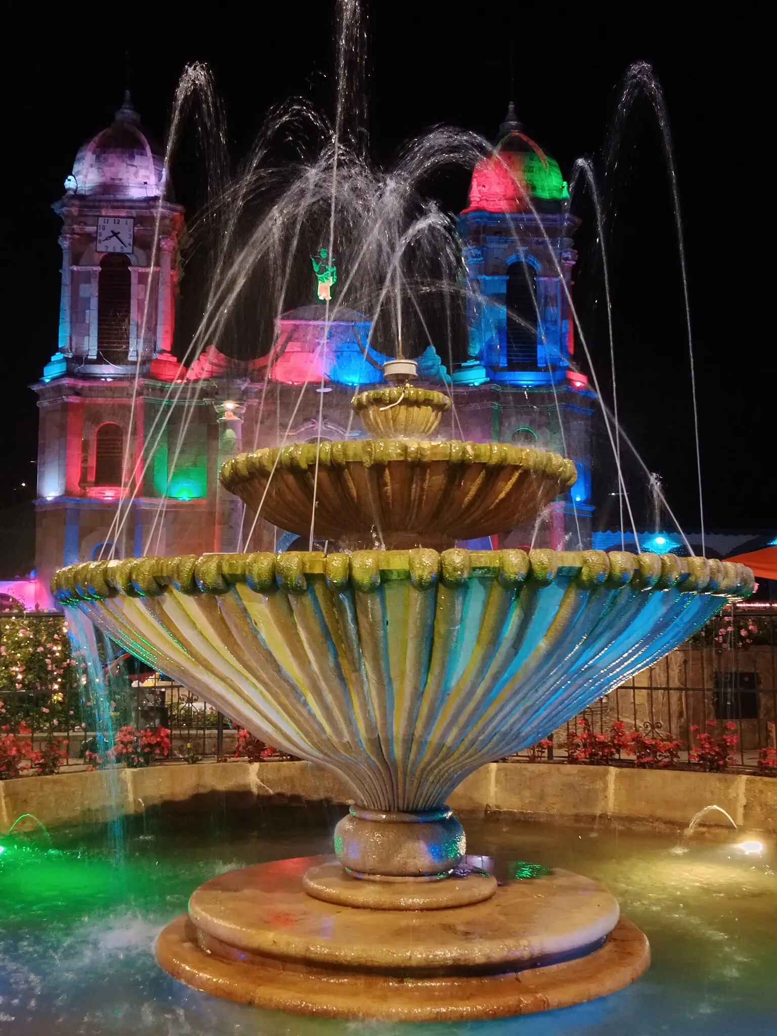 Decoración de navidad en el municipio de Tibasosa