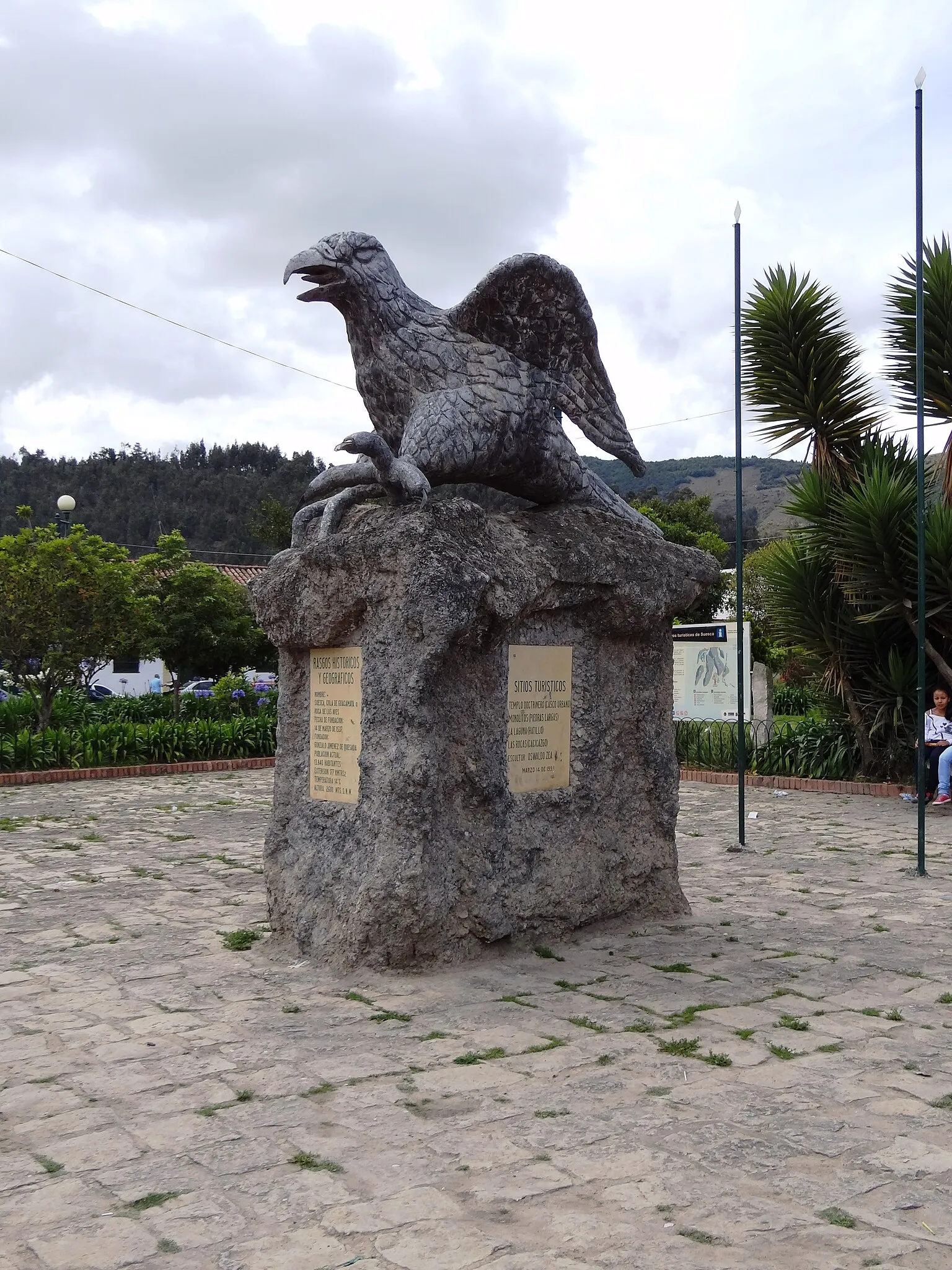 estatua de animal en suesca