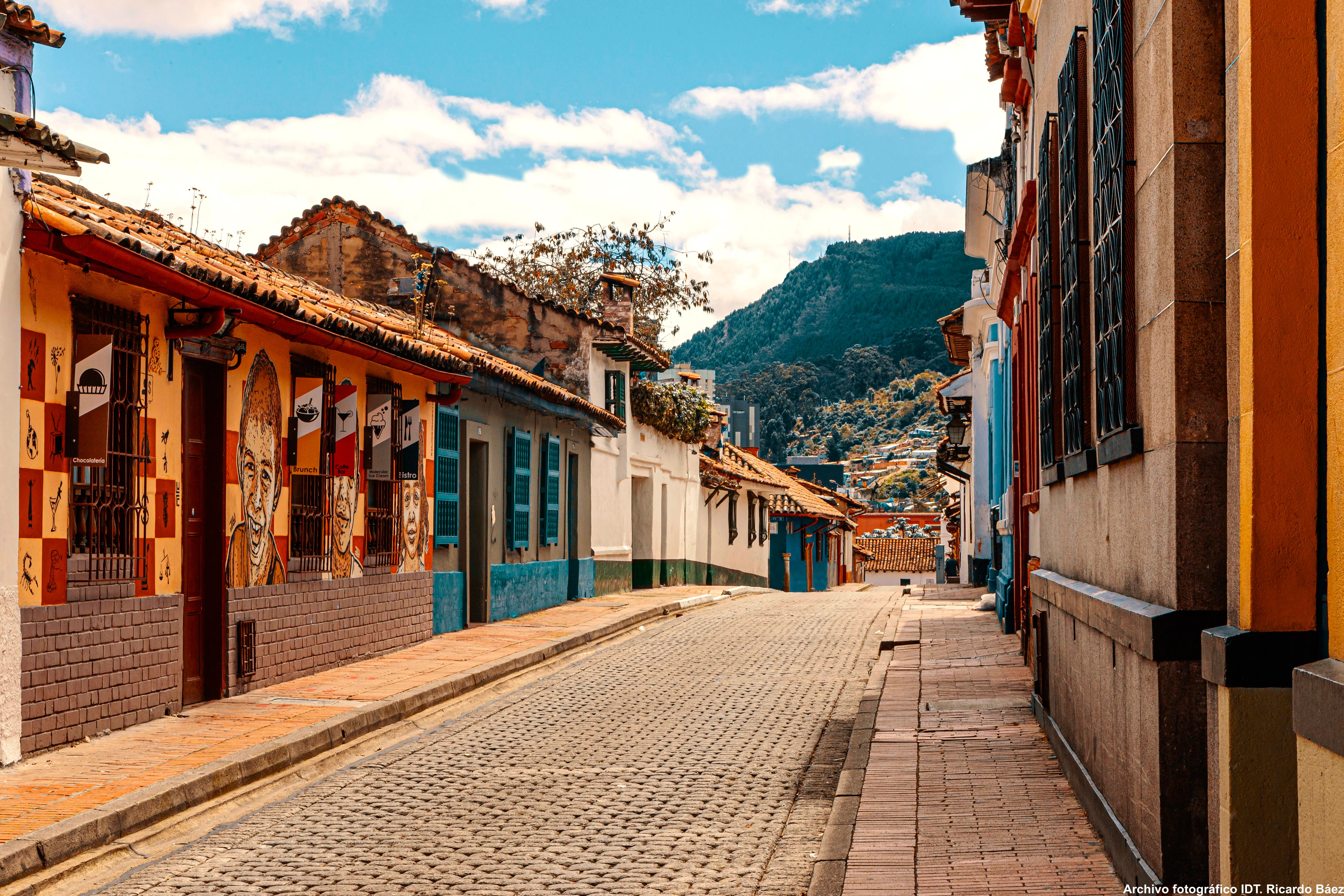 calle antigua de La Candelaria, Bogota