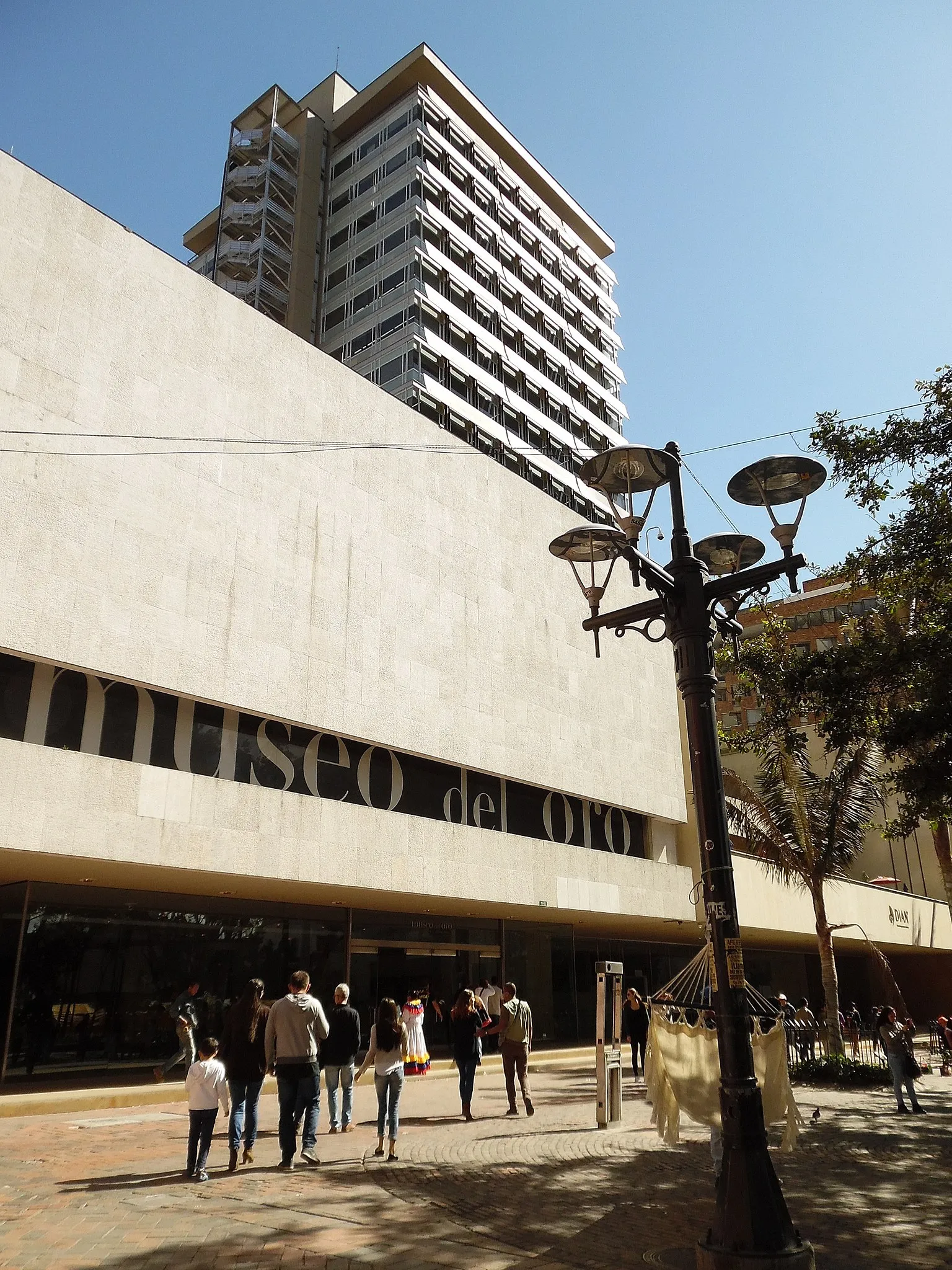 Fachada Museo del Oro en Bogotá